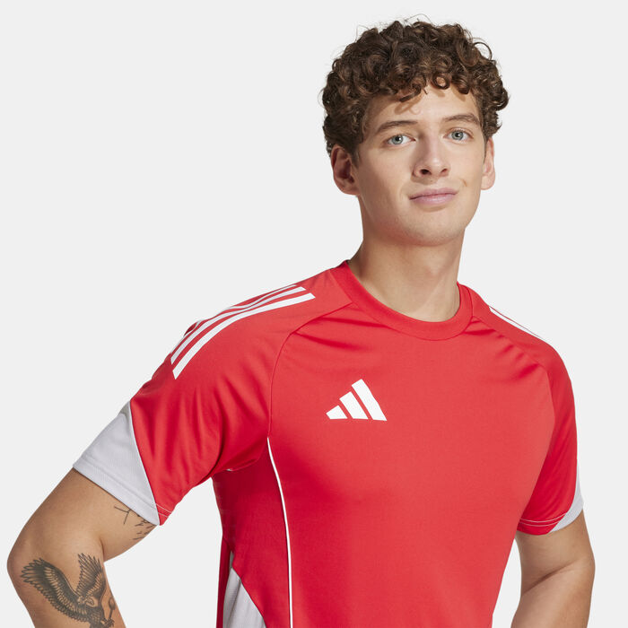 adidas Men's Tiro 25 Football Top Purple image number 3