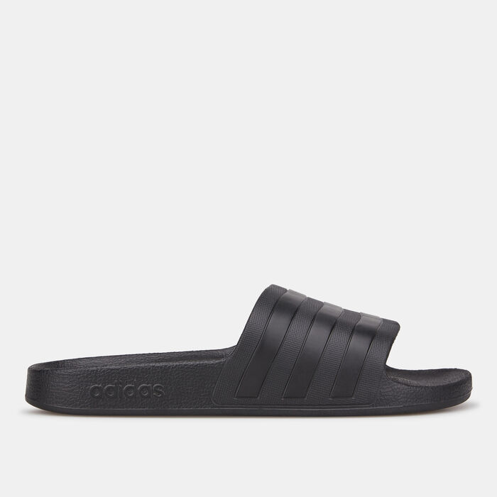 adidas Adilette Aqua Slides Black adidas Adilette Aqua Slides Black image number 1