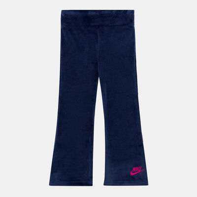 Nike Kids' Velour Leggings Blue