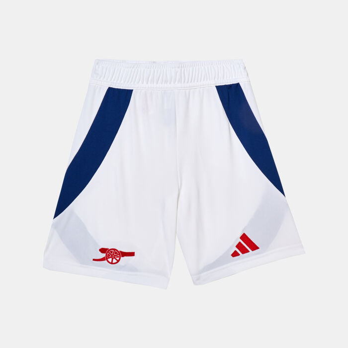 adidas Kids' Arsenal Replica Home Football Shorts - 2024/25 White adidas Kids' Arsenal Replica Home Football Shorts - 2024/25 White image number 0