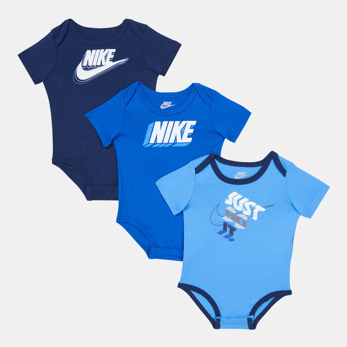 Jordan Kids' Bodysuit (3 Pack) (Baby and Toddler) Blue Jordan Kids' Bodysuit (3 Pack) (Baby and Toddler) Blue image number 0