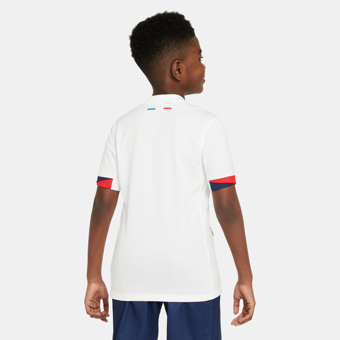 Nike Kids' Paris Saint-Germain 24/25 Away Replica Football Jersey White Nike Kids' Paris Saint-Germain 24/25 Away Replica Football Jersey White image number 1