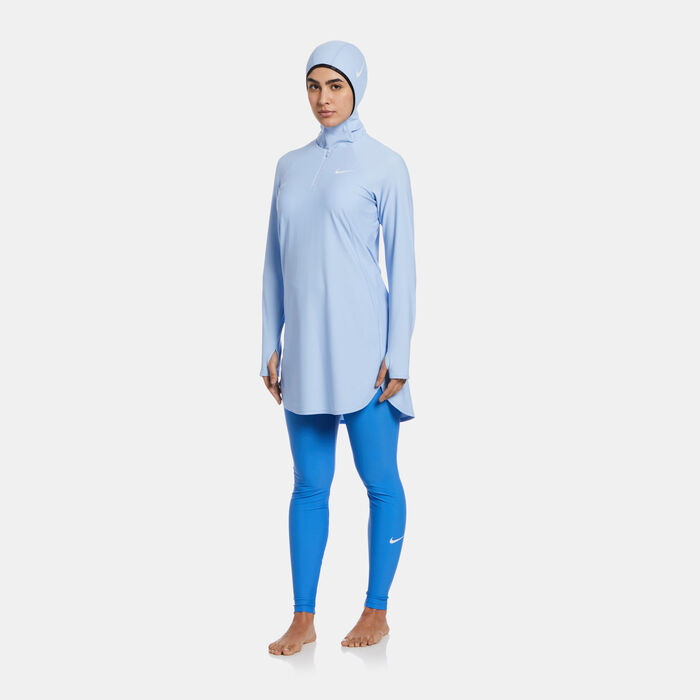 Nike Swim Women's Victory Full-Coverage Solid Swimming Tunic Blue Nike Swim Women's Victory Full-Coverage Solid Swimming Tunic Blue image number 2