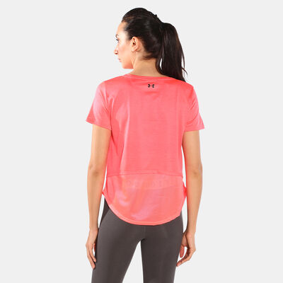 Under Armour Women's UA Tech™ Vent T-Shirt Pink