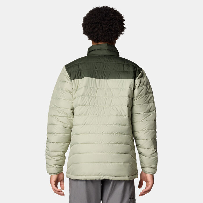 Columbia Men's Powder Lite II Full-Zip Hiking Jacket Green Columbia Men's Powder Lite II Full-Zip Hiking Jacket Green image number 1