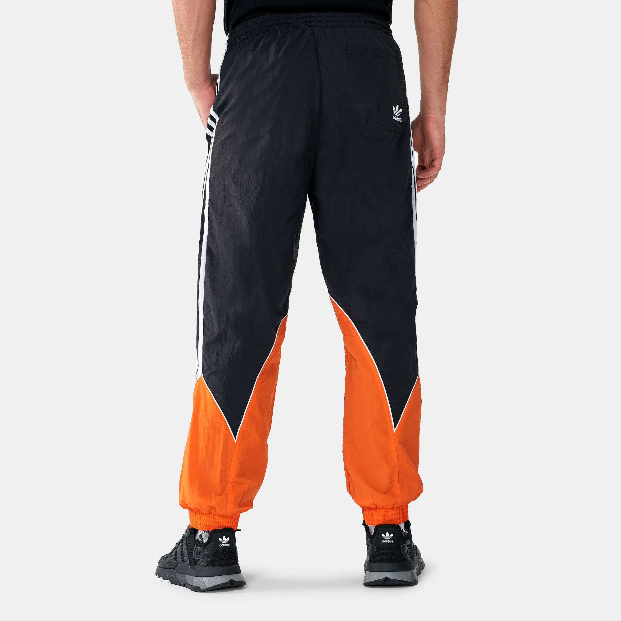 Buy adidas Men s Big Trefoil Abstract Woven Track Pants Black in