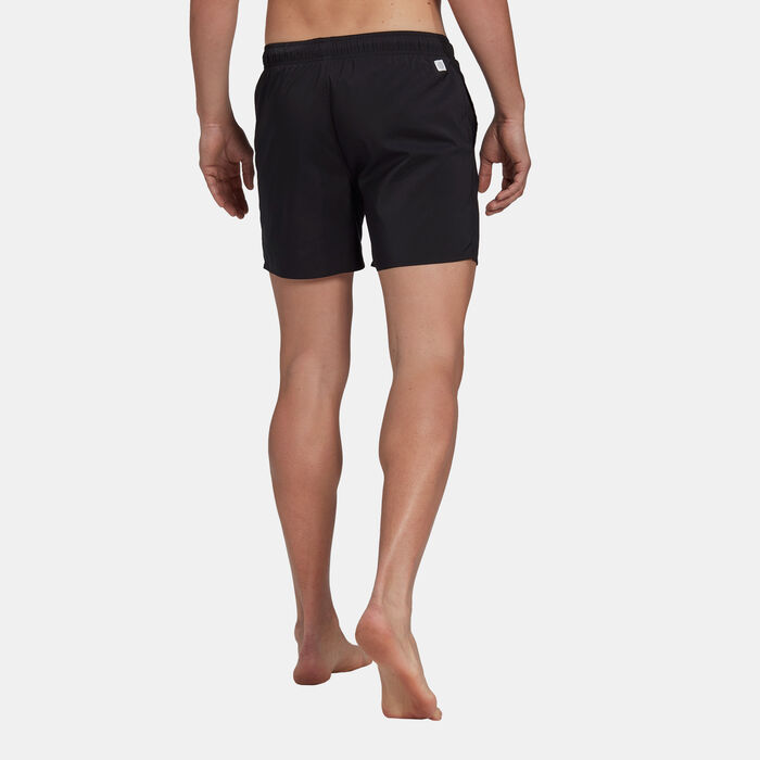 adidas Men's Solid Swim Shorts Black adidas Men's Solid Swim Shorts Black image number 1