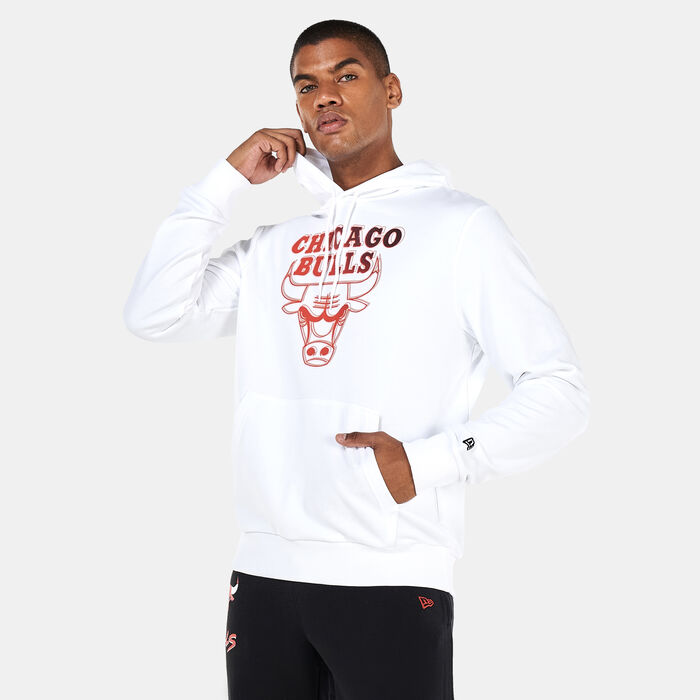 New Era Men's NBA Chicago Bulls Neon Fade Hoodie White New Era Men's NBA Chicago Bulls Neon Fade Hoodie White image number 0