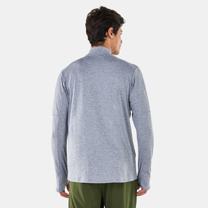 Nike Men's Dri-FIT Element Top Grey Nike Men's Dri-FIT Element Top Grey image number 1