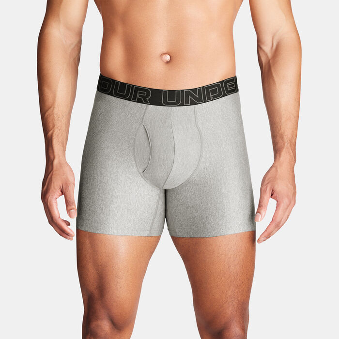 Under Armour Men's UA Performance Tech™ Training Boxers (3 Pairs) Grey Under Armour Men's UA Performance Tech™ Training Boxers (3 Pairs) Grey image number 0