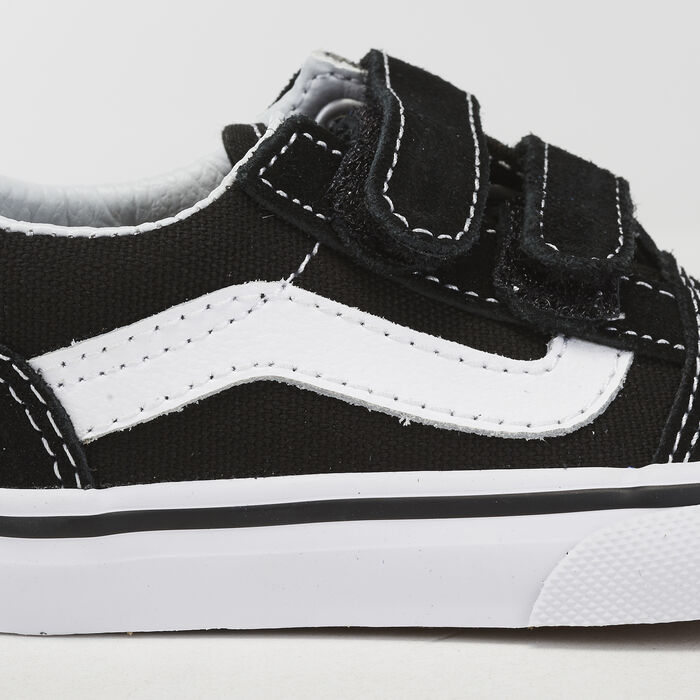 Vans Kids' Old Skool Unisex Velcro Shoes (Baby & Toddler) Black image number 4