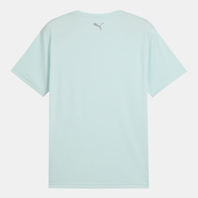 PUMA Men's Graphic Running T-Shirt Blue