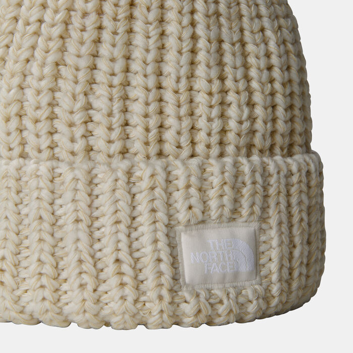The North Face Chunky Cabin Beanie Purple The North Face Chunky Cabin Beanie Purple image number 1
