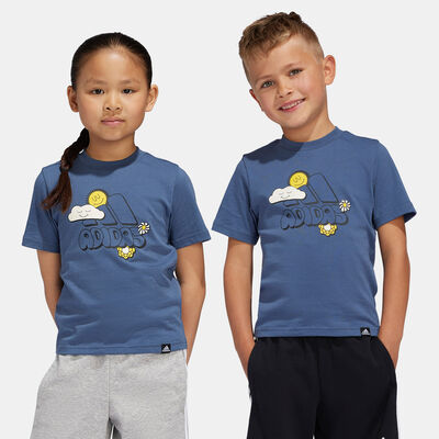 adidas Kids' Doodle Graphic T-Shirt (Older Kids) Grey