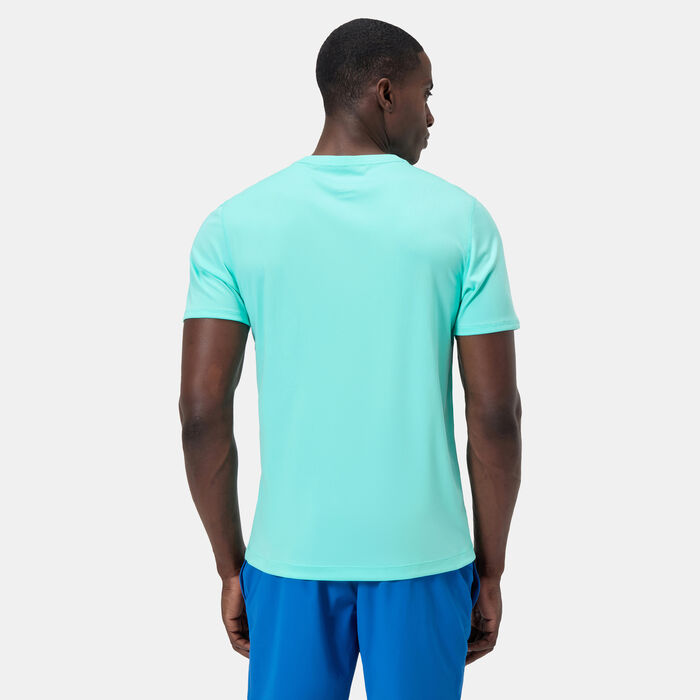 Speedo Men's Graphic Swimming T-Shirt Blue Speedo Men's Graphic Swimming T-Shirt Blue image number 1