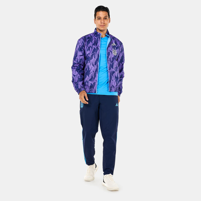 adidas Men's Argentina Anthem Jacket Blue adidas Men's Argentina Anthem Jacket Blue image number 2