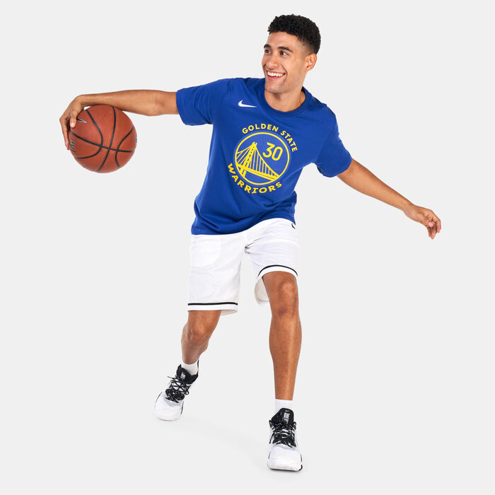 Nike Men's Golden State Warriors NBA T-Shirt Blue Nike Men's Golden State Warriors NBA T-Shirt Blue image number 2