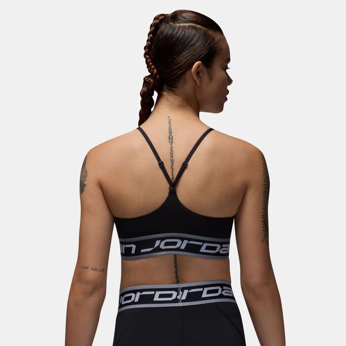 Jordan Women's Sport Indy Dri-FIT Light-Support Training Sports Bra Black Jordan Women's Sport Indy Dri-FIT Light-Support Training Sports Bra Black image number 1