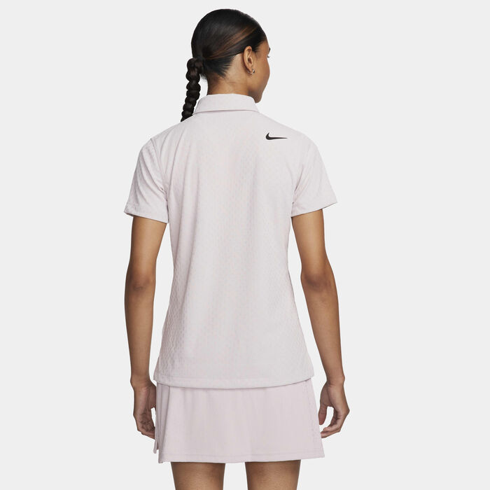 Nike Women's Dri-FIT ADV Tour Golf Polo Shirt Pink Nike Women's Dri-FIT ADV Tour Golf Polo Shirt Pink image number 1
