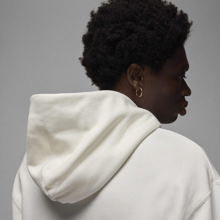 Jordan Men's Wordmark Fleece Hoodie White image number 7