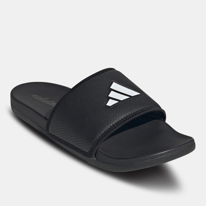 adidas Men's Adilette Comfort Slides Black adidas Men's Adilette Comfort Slides Black image number 1