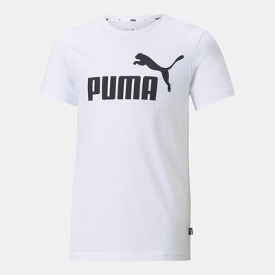 PUMA Kids' Essentials Logo T-Shirt White