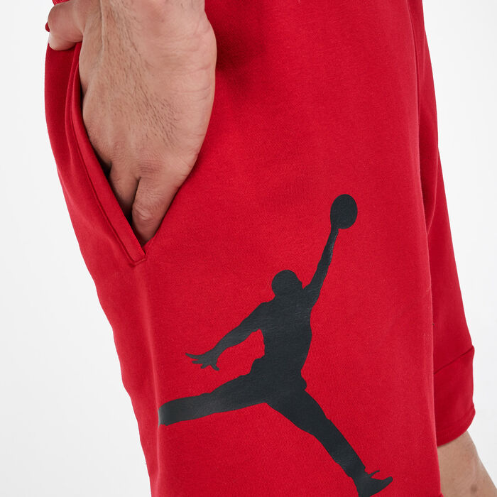 Jordan Men's Jumpman Air Fleece Shorts Red Jordan Men's Jumpman Air Fleece Shorts Red image number 3