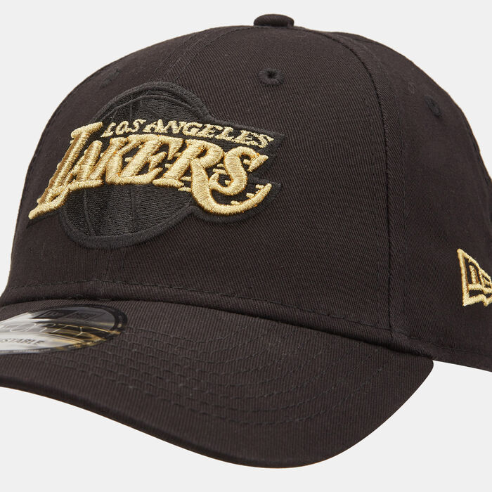 New Era Men's Metallic LA Lakers 9FORTY Cap Black New Era Men's Metallic LA Lakers 9FORTY Cap Black image number 2