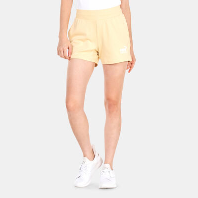 PUMA Women's Summer Splash Sweat Shorts yellow PUMA Women's Summer Splash Sweat Shorts yellow