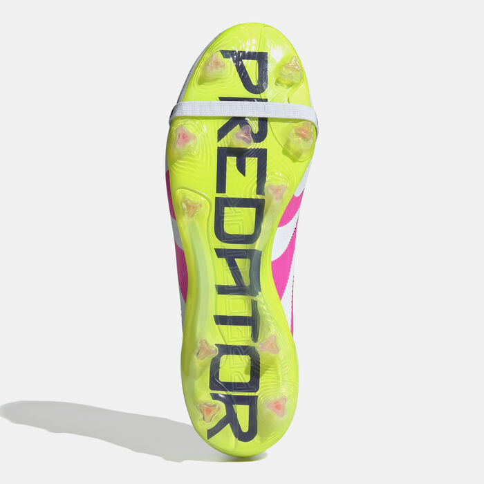 adidas Men's Predator League Fold-Over Tongue Firm Ground Football Shoes Pink image number 3