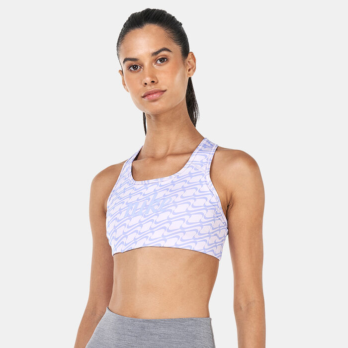 Nike Women's Dri-FIT Swoosh Sports Bra Grey image number 0