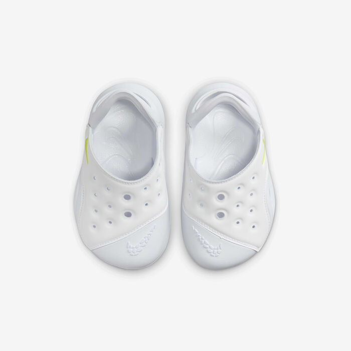 Nike Kids' Aqua Swoosh Sandals White image number 3