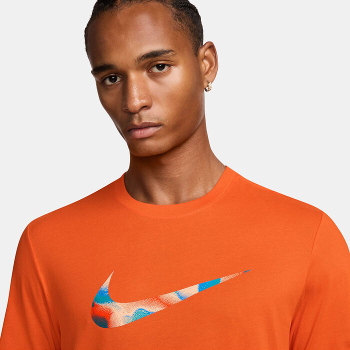 Nike Men's Dri-FIT Training T-Shirt Orange Nike Men's Dri-FIT Training T-Shirt Orange image number 2