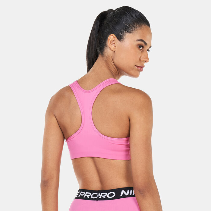 Nike Women's Dri-FIT Swoosh Sports Bra Pink image number 1