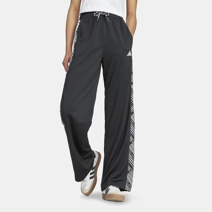 adidas Women's Emerging Harmony Wide Track Pants White adidas Women's Emerging Harmony Wide Track Pants White image number 0