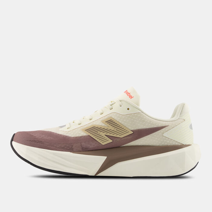 New Balance Men's FuelCell Rebel v5 Shoes Beige New Balance Men's FuelCell Rebel v5 Shoes Beige image number 2