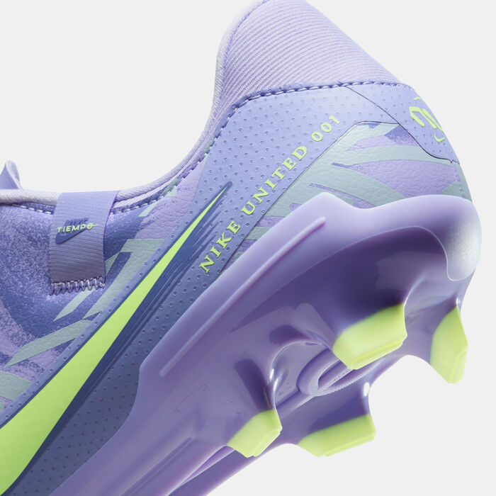 Nike Men's Sophia Smith United Tiempo Legend 10 Academy Multi-Ground Football Shoes Purple image number 5