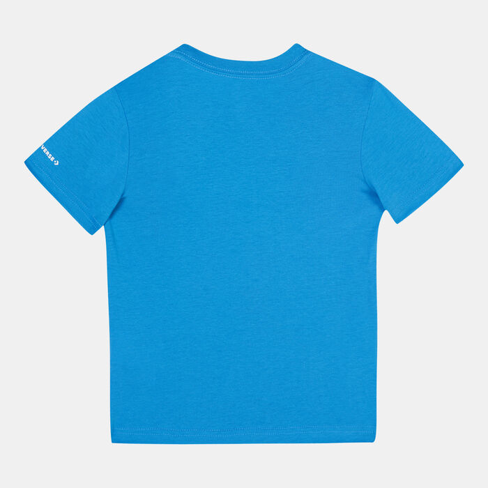 Converse Kids' Dissected Chuck Patch T-Shirt Blue Converse Kids' Dissected Chuck Patch T-Shirt Blue image number 1