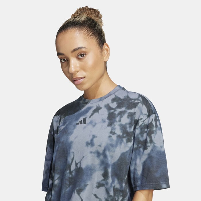 adidas Women's Climacool Training Club 24/7 Graphic T-Shirt Black adidas Women's Climacool Training Club 24/7 Graphic T-Shirt Black image number 3
