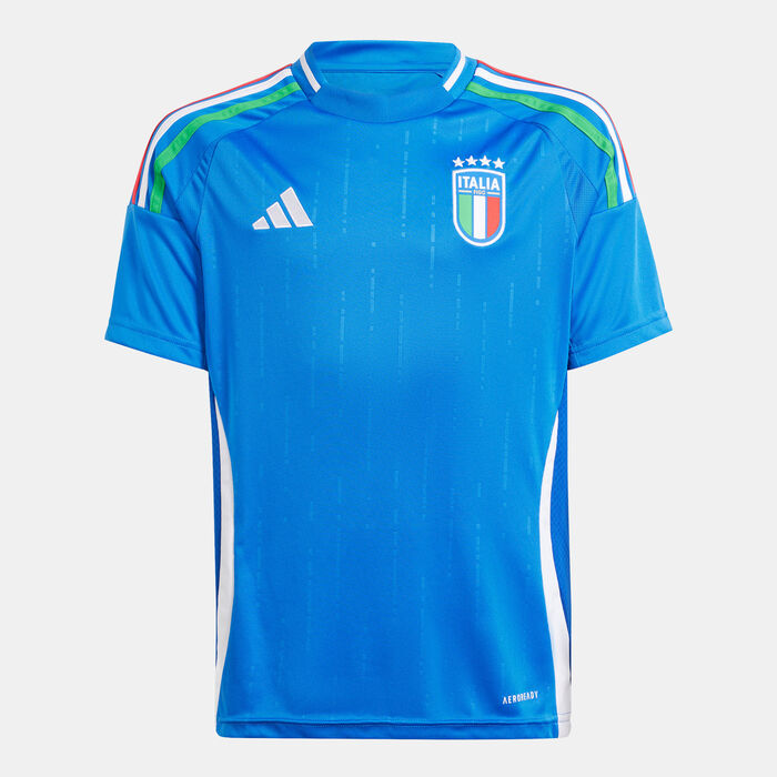 adidas Kids' Italy Replica Home Football Jersey - 2024 Blue image number 0