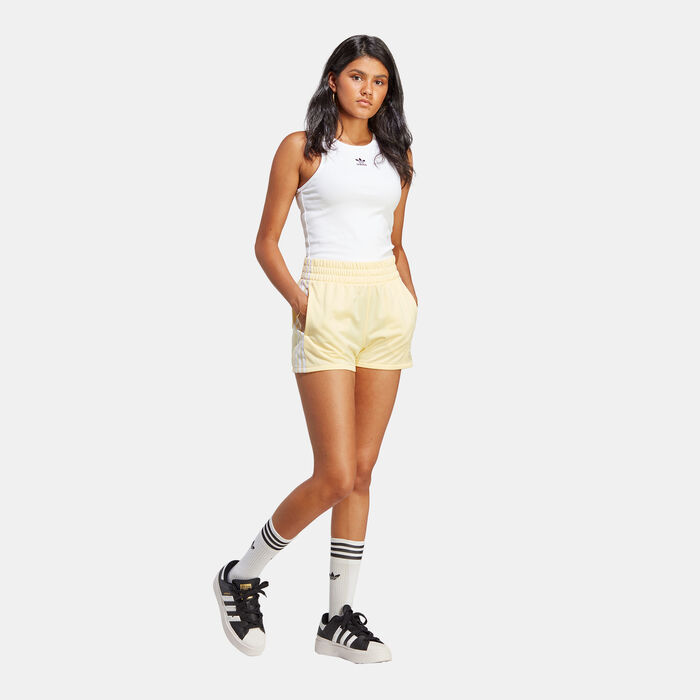 adidas Originals Women's 3-Stripes Shorts yellow image number 2
