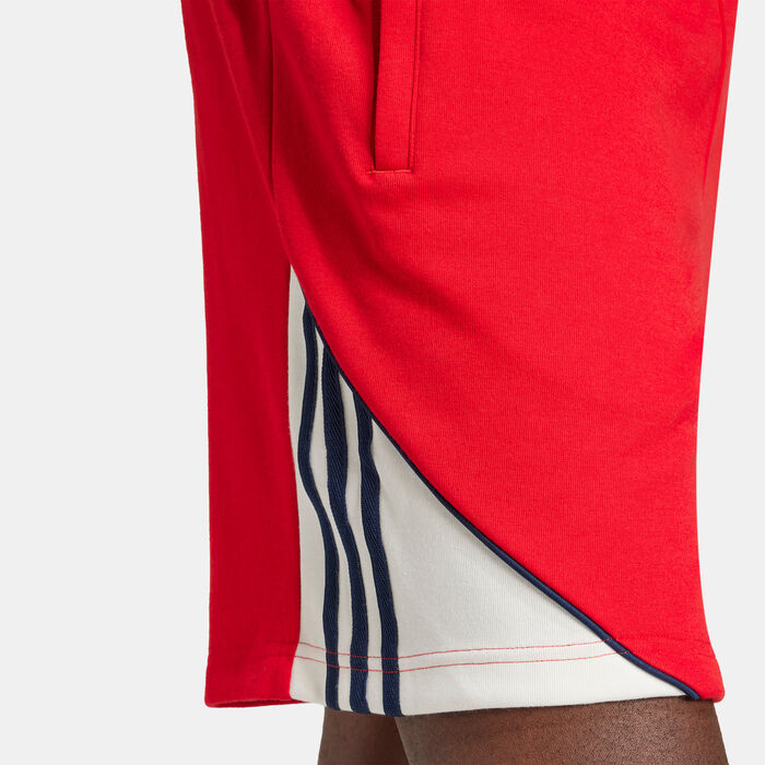 adidas Originals Men's Colourblocked SST Shorts White image number 3