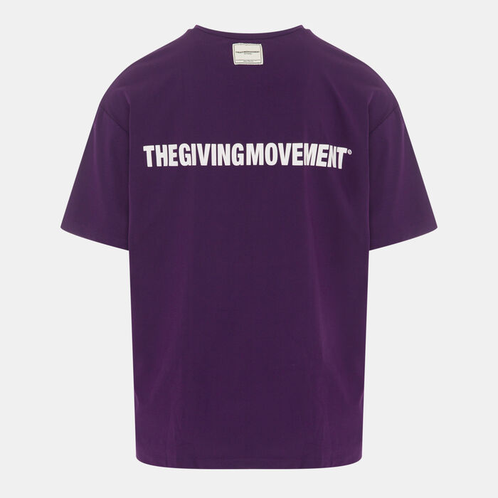 The Giving Movement Men's Crest T-Shirt Red The Giving Movement Men's Crest T-Shirt Red image number 1