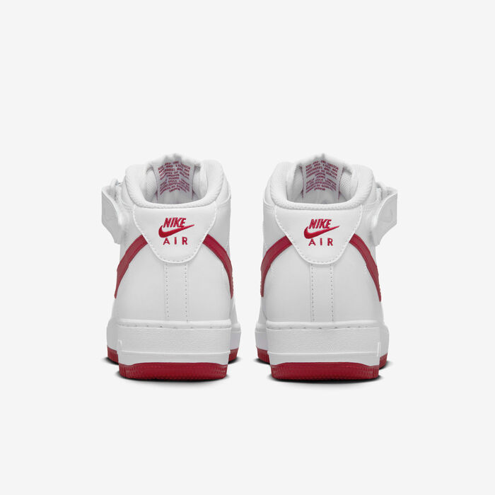 Nike Women's Air Force 1 '07 Mid Shoes White Nike Women's Air Force 1 '07 Mid Shoes White image number 5