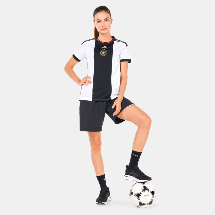 adidas Women's Germany Stadium Home Jersey - 2022 White image number 2