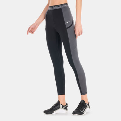 Nike Women's Pro High-Waisted 7/8 Training Leggings Black