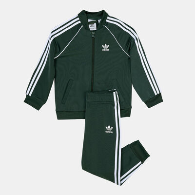 adidas Originals Kids' Adicolor SST Tracksuit Green adidas Originals Kids' Adicolor SST Tracksuit Green