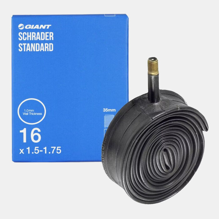 Giant Schrader 16 Valve Inner Tube (16 x 1.5-1.75) Multi-Color Giant Schrader 16 Valve Inner Tube (16 x 1.5-1.75) Multi-Color image number 0