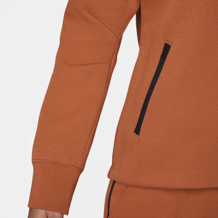 Nike Women's Sportswear Tech Fleece Windrunner Full-Zip Hoodie Brown Nike Women's Sportswear Tech Fleece Windrunner Full-Zip Hoodie Brown image number 5