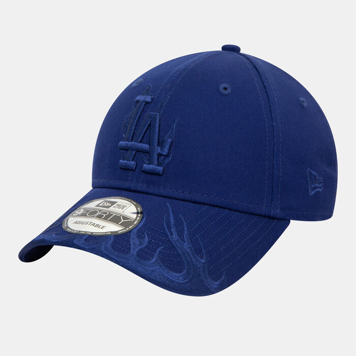 New Era Men's MLB Los Angeles Dodgers Flame 9FORTY Cap Blue New Era Men's MLB Los Angeles Dodgers Flame 9FORTY Cap Blue image number 3